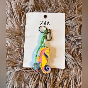 Zara Multicolor Seahorse Keychain